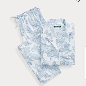 Ralph Lauren Blue Paisley Pajamas